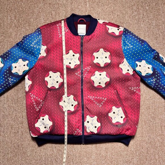 Rare 2014 Mary Katrantzou Adidas Originals Printed Bomber Jacket XL EUC - Picture 6 of 13